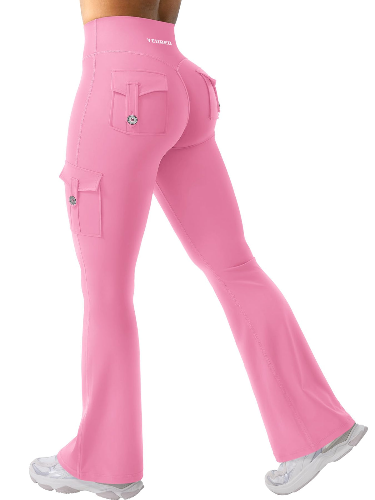 Luvella Women Workout Flare Leggings