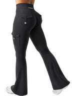 Luvella Women Workout Flare Leggings