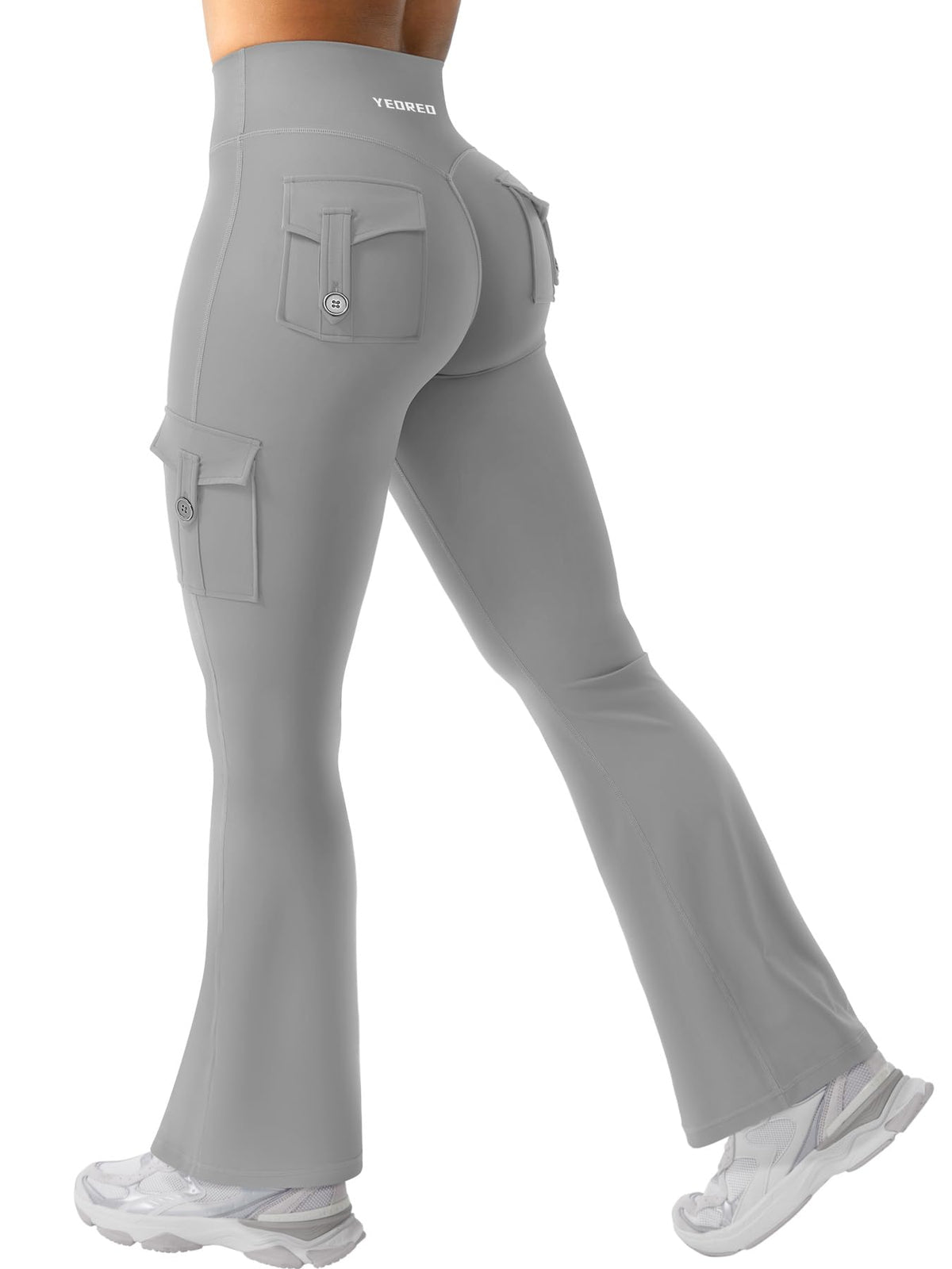 Luvella Women Workout Flare Leggings
