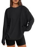 Luvella Womens Oversized Long Sleeve Shirts Fall Tops 2026 Basic Tees