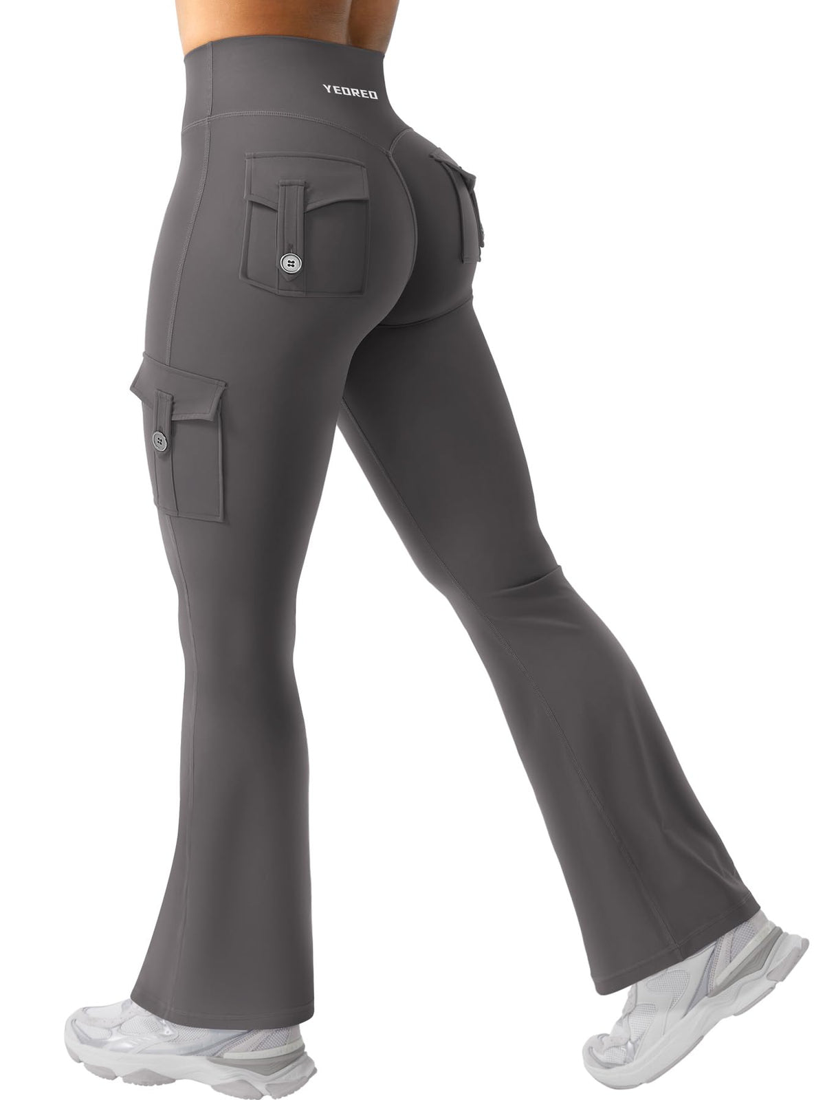 Luvella Women Workout Flare Leggings