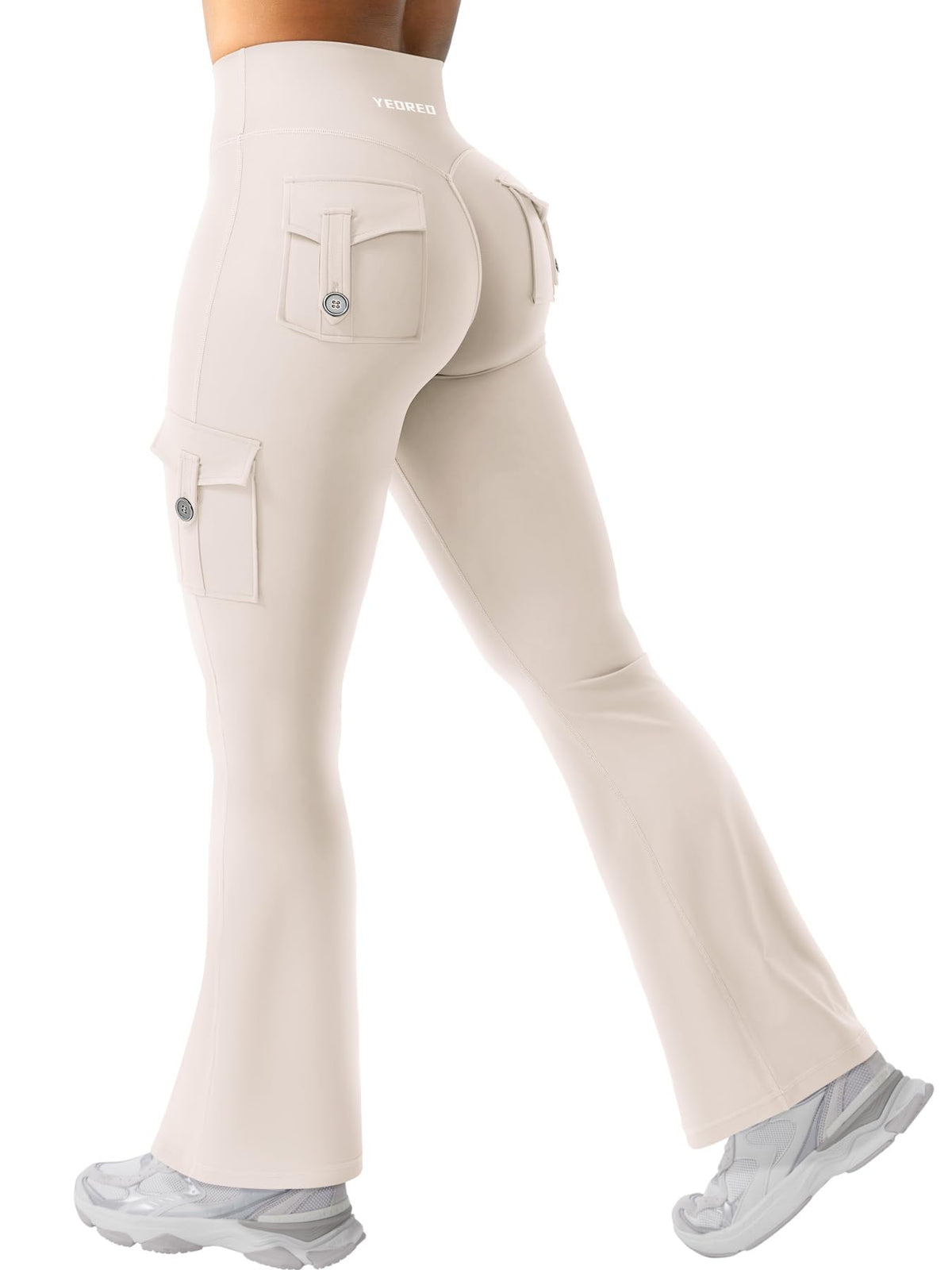 Luvella Women Workout Flare Leggings