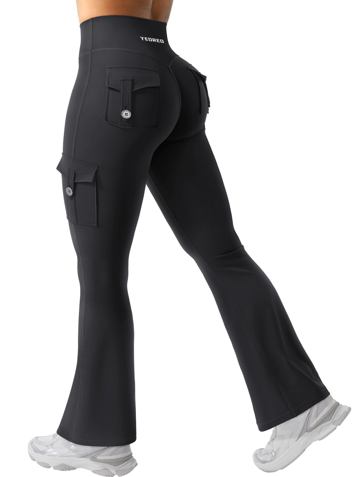 Luvella Women Workout Flare Leggings