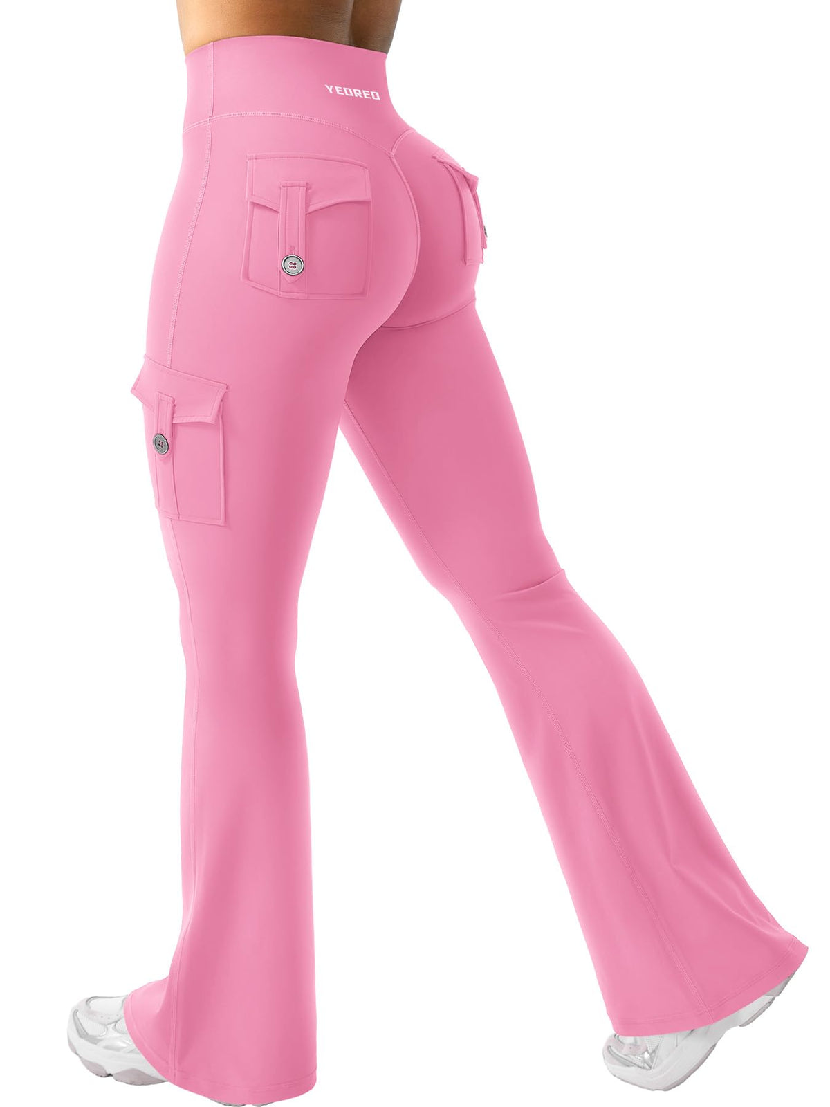 Luvella Women Workout Flare Leggings