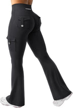 Luvella Women Workout Flare Leggings