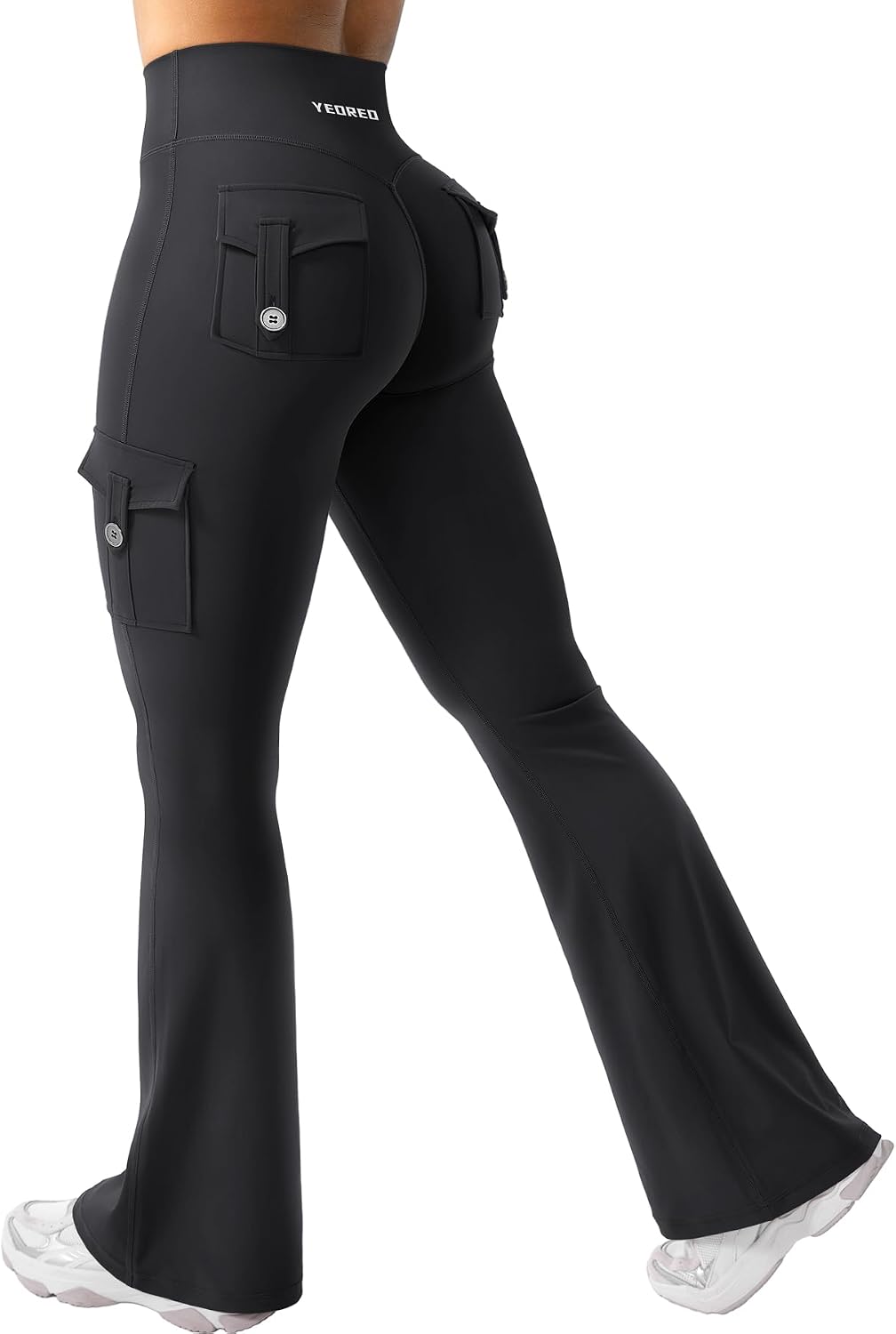 Luvella Women Workout Flare Leggings