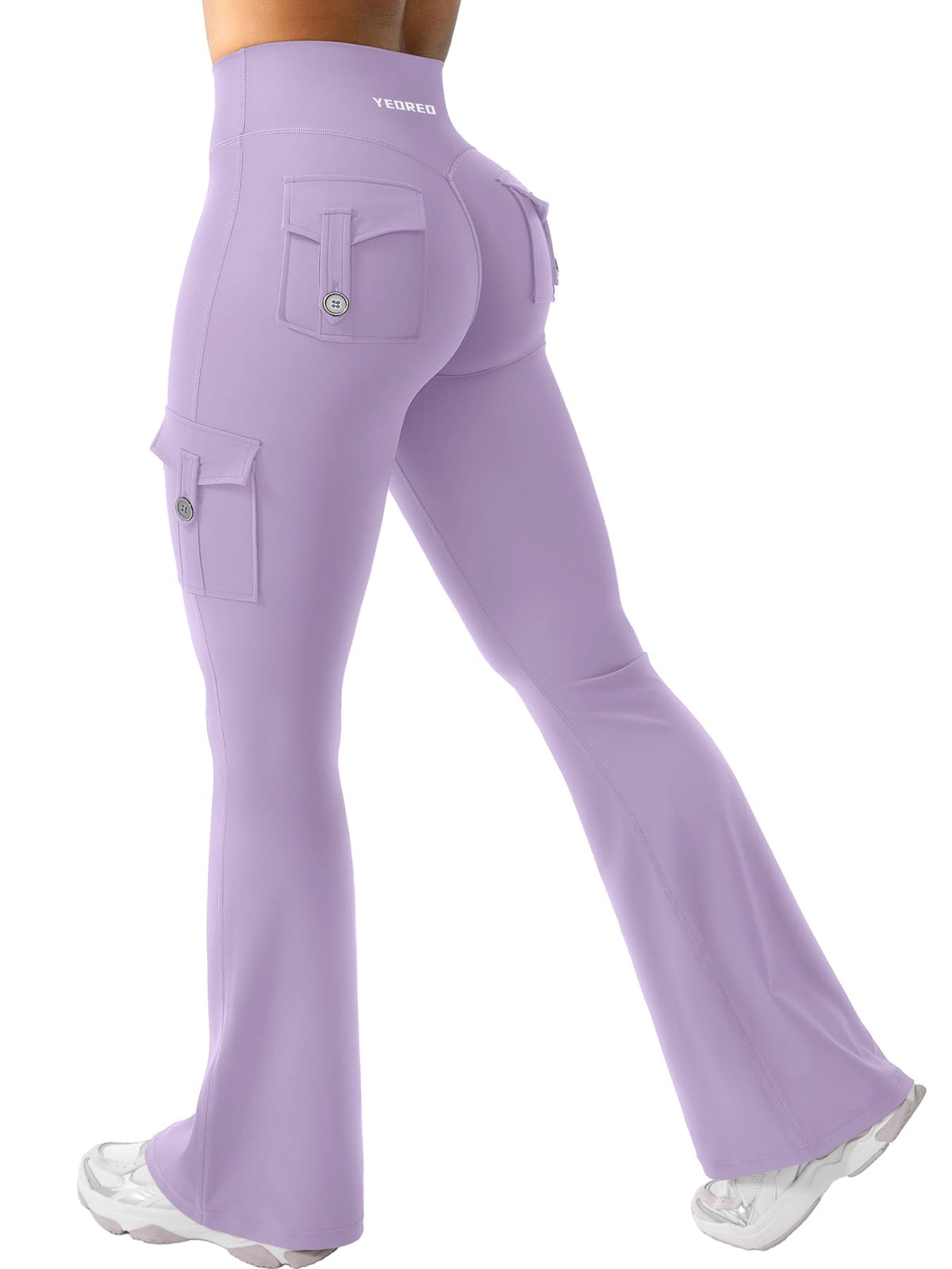 Luvella Women Workout Flare Leggings