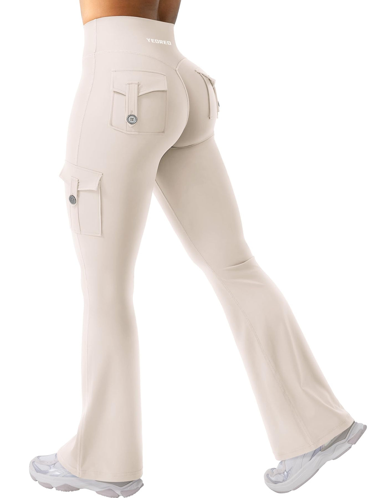 Luvella Women Workout Flare Leggings