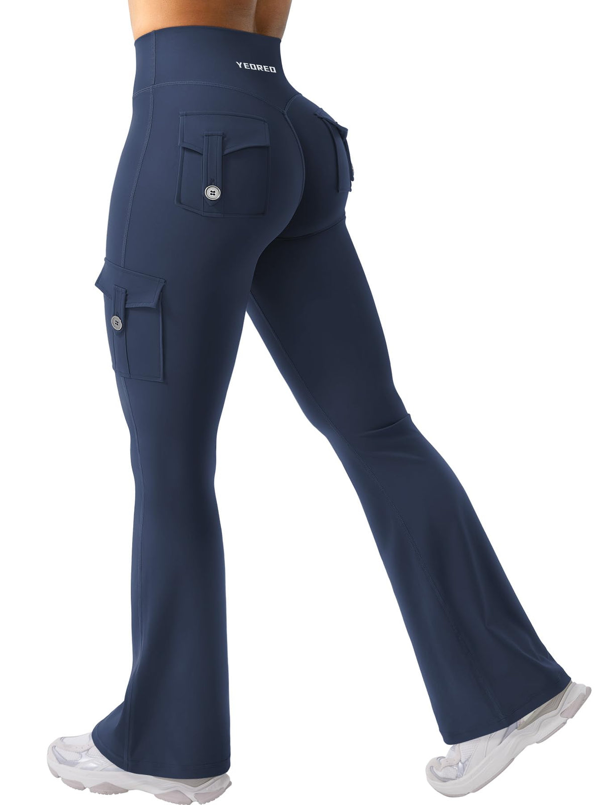 Luvella Women Workout Flare Leggings