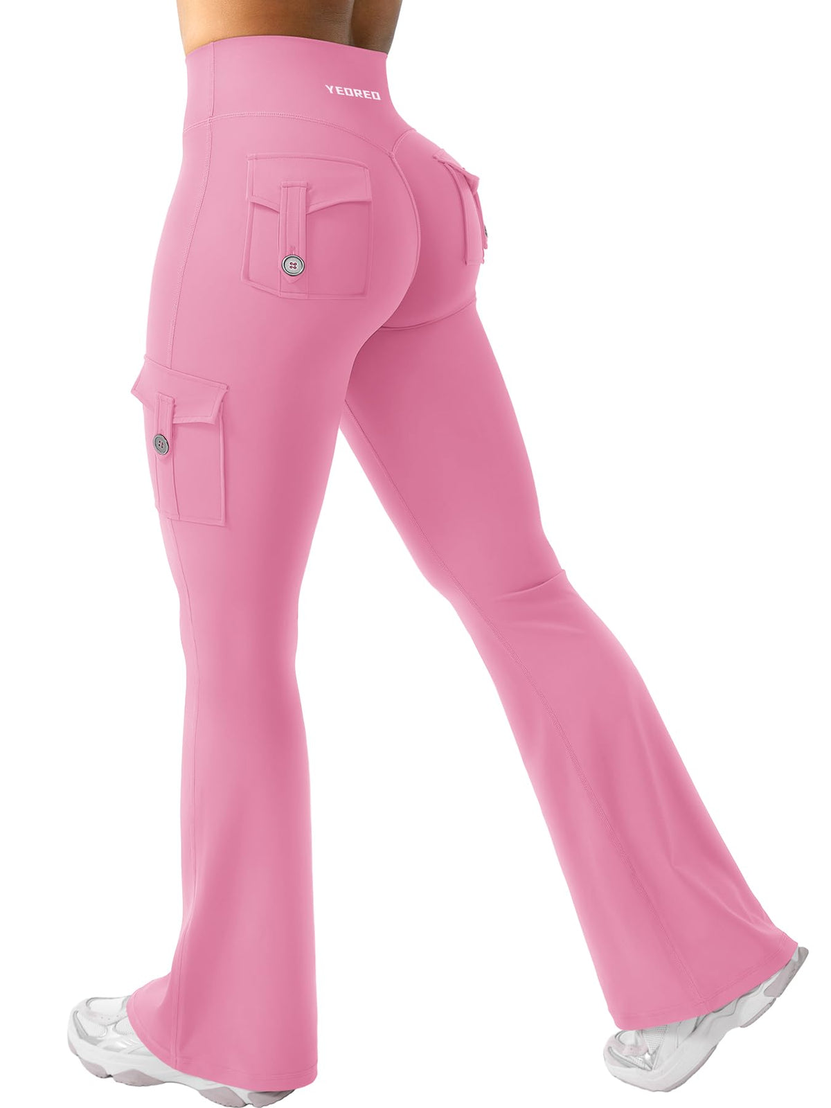 Luvella Women Workout Flare Leggings