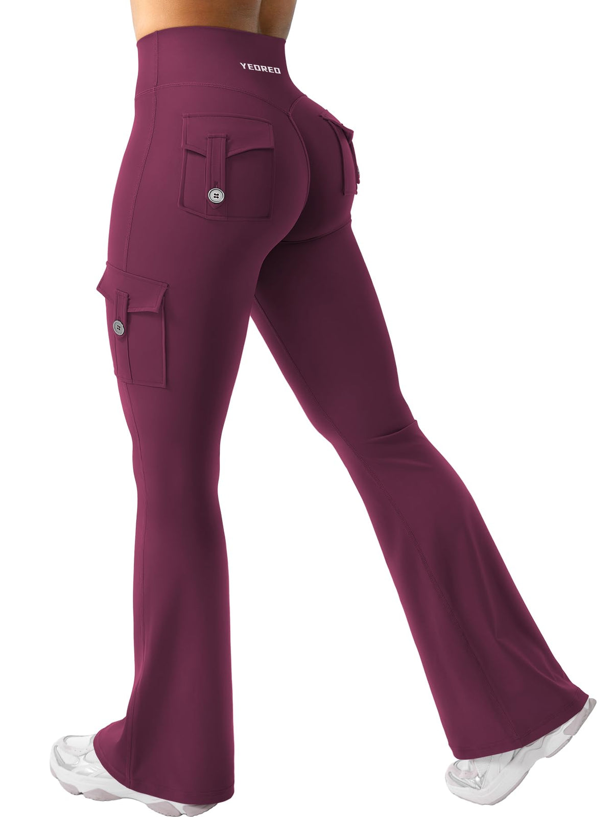 Luvella Women Workout Flare Leggings
