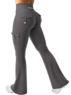 Luvella Women Workout Flare Leggings