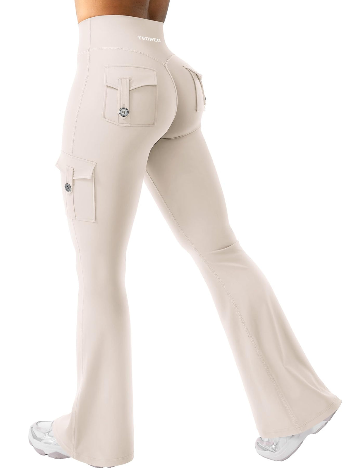 Luvella Women Workout Flare Leggings