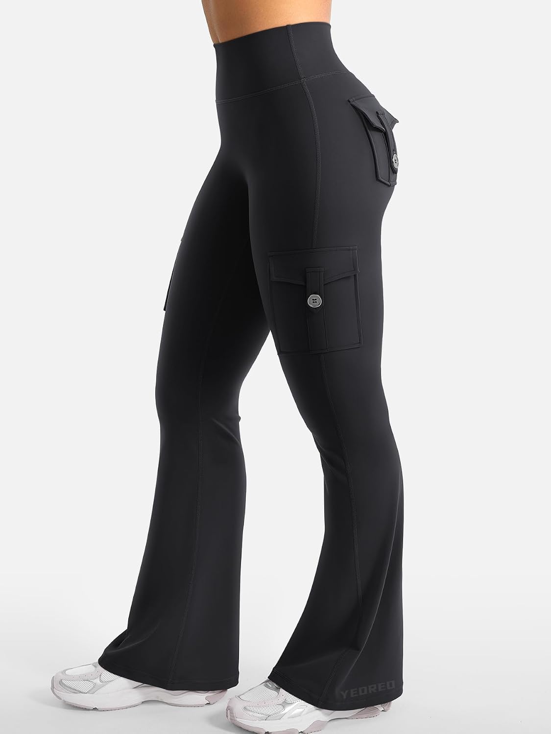 Luvella Women Workout Flare Leggings
