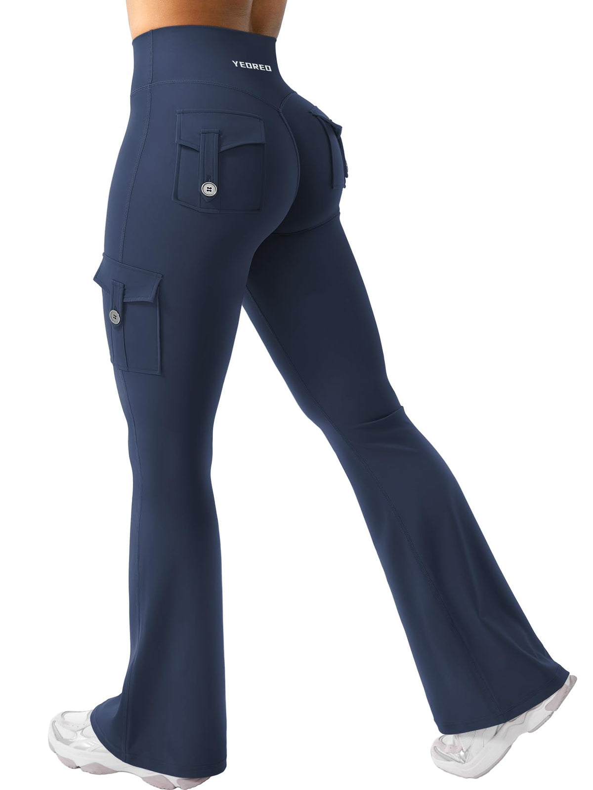 Luvella Women Workout Flare Leggings