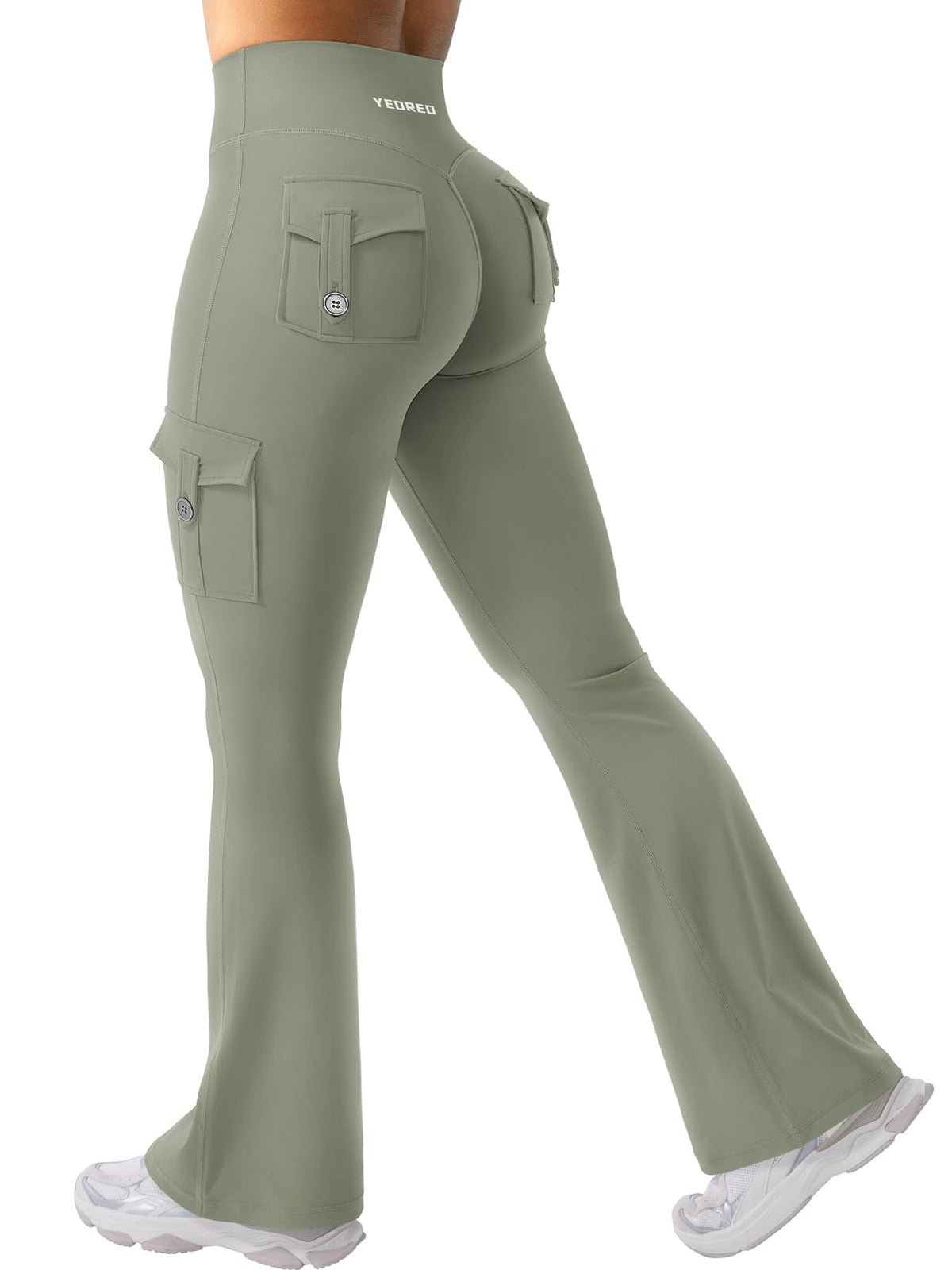 Luvella Women Workout Flare Leggings