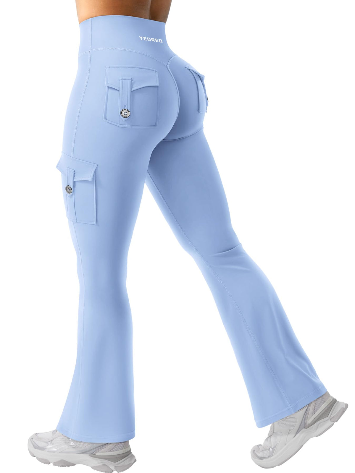 Luvella Women Workout Flare Leggings