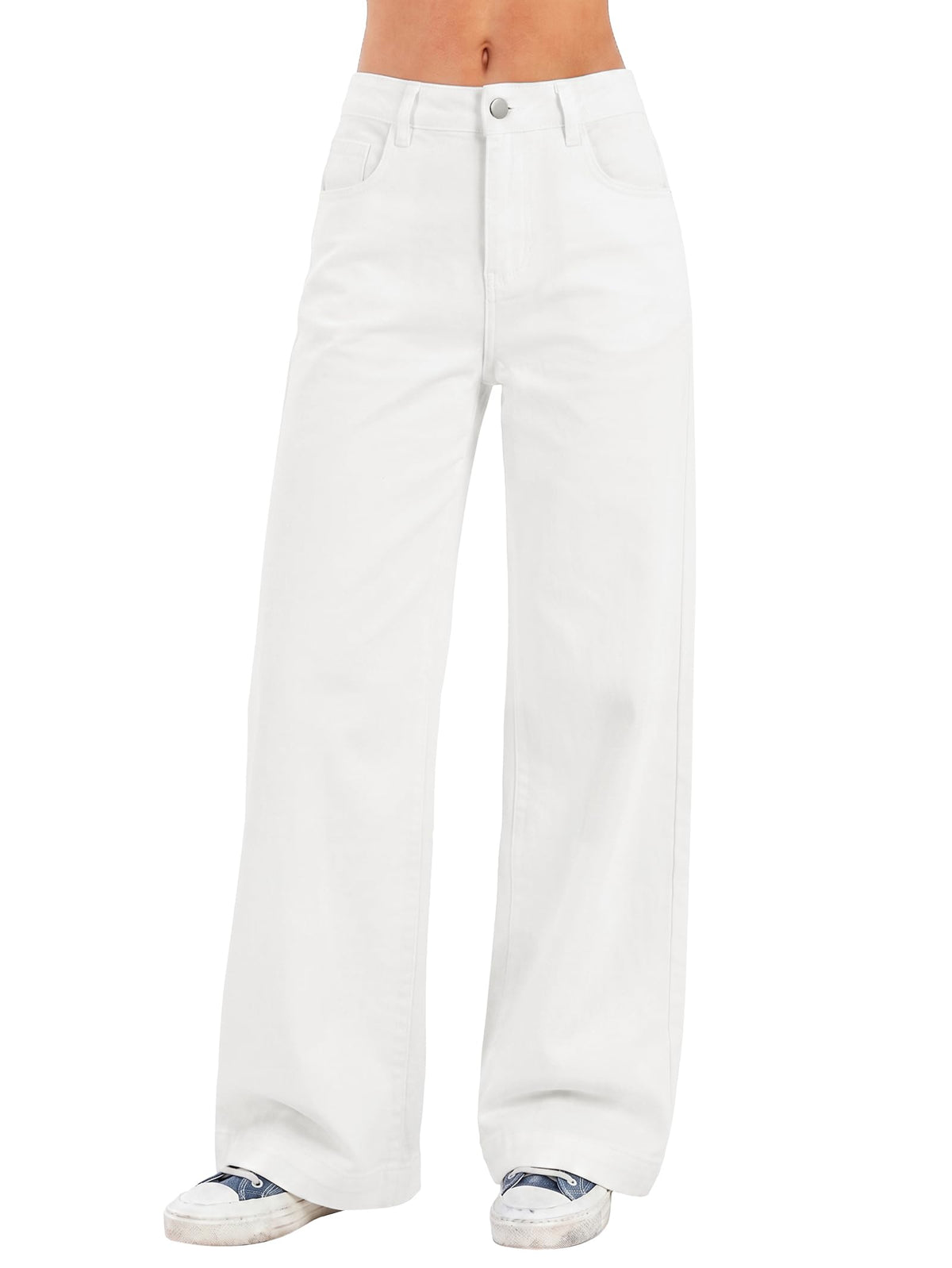 Luvella Women 2026 Wide Leg Jeans High Waist Stretchy Baggy Denim Pants