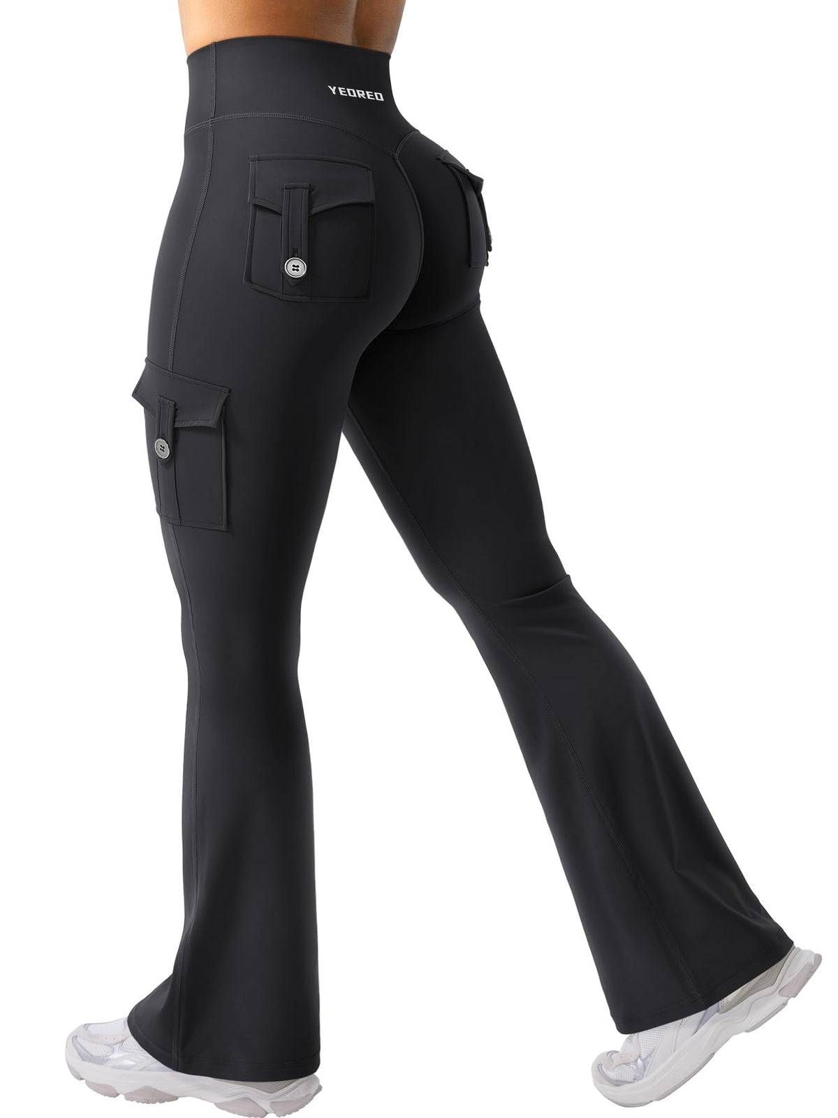 Luvella Women Workout Flare Leggings