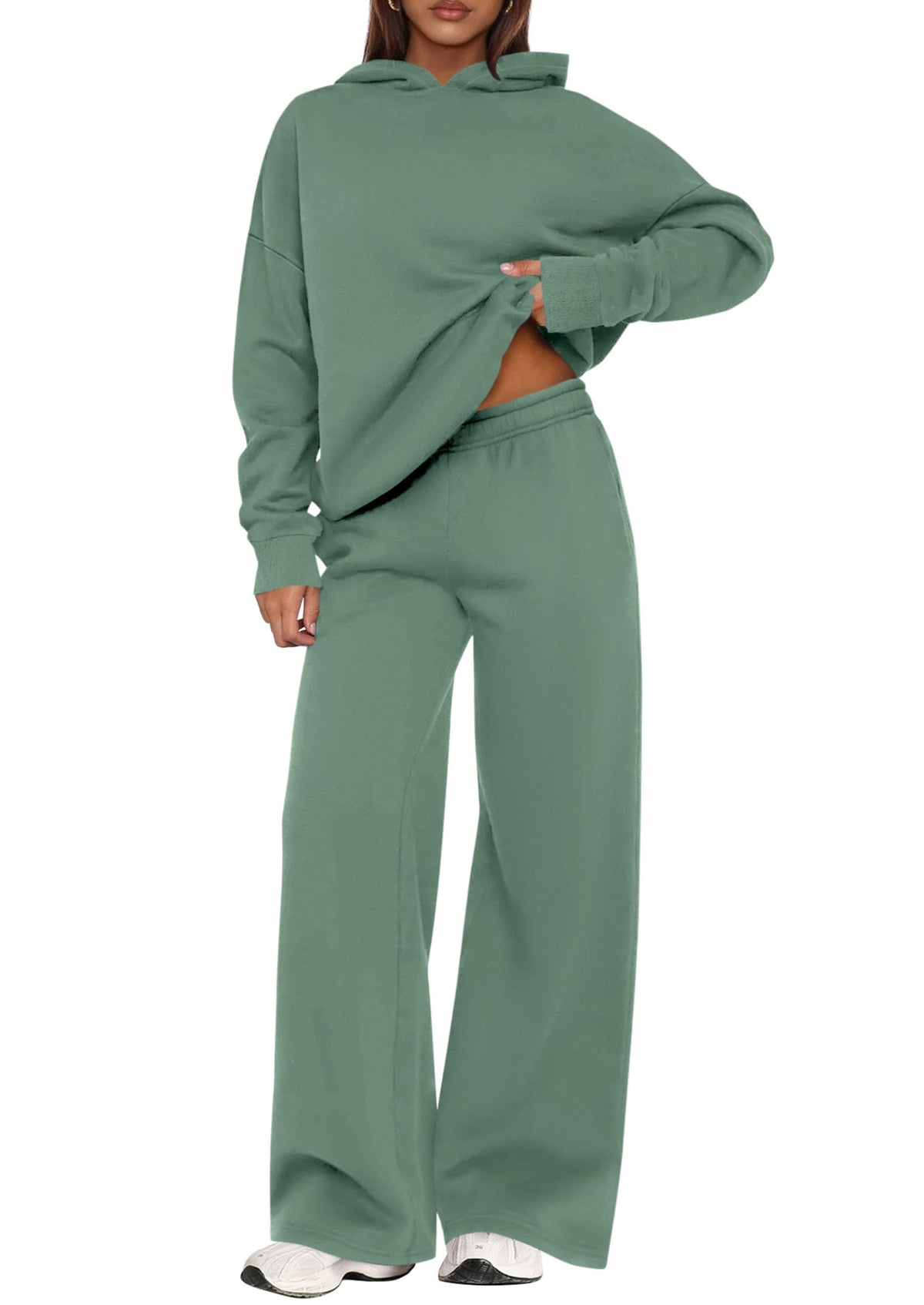 Luvella Women's Hoodie and Sweatpants Set