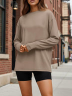 Luvella Womens Oversized Long Sleeve Shirts Fall Tops 2026 Basic Tees