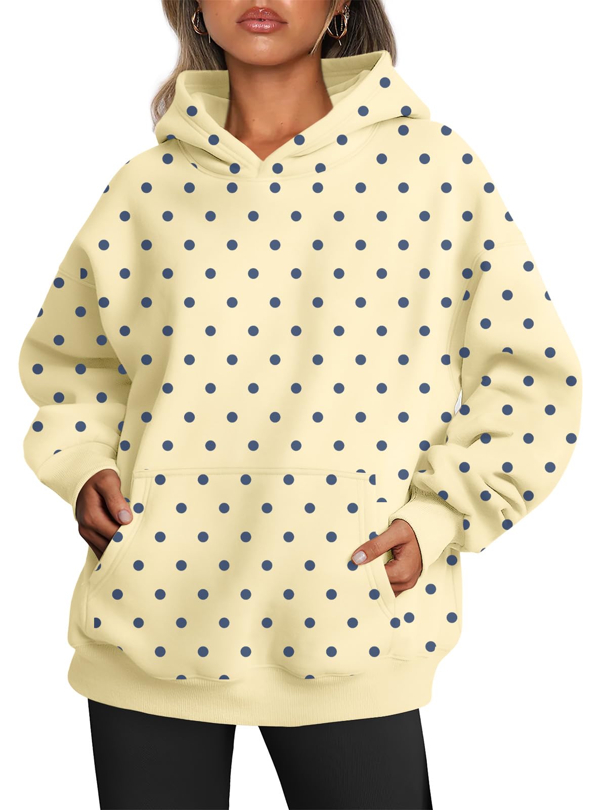 Luvella Womens Hoodies Oversized Sweatshirt