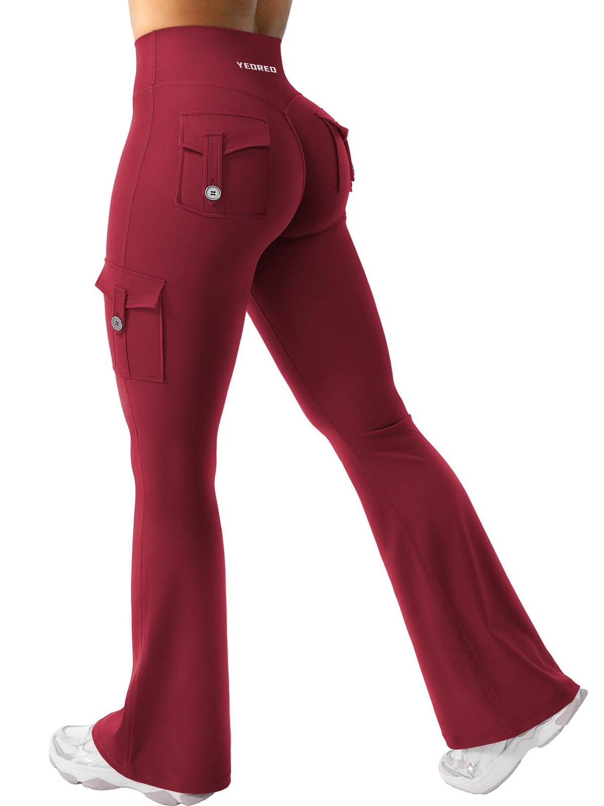 Luvella Women Workout Flare Leggings