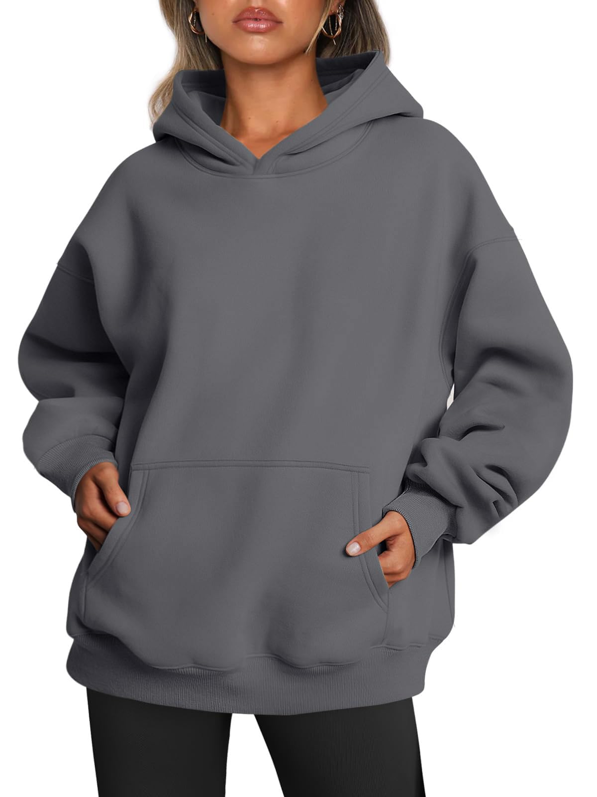 Luvella Womens Hoodies Oversized Sweatshirt