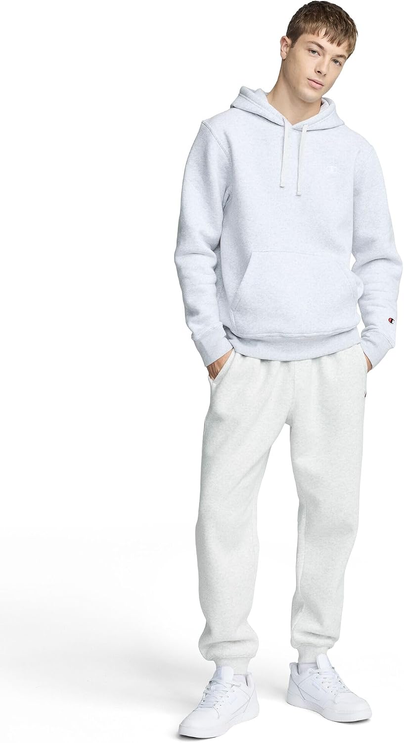 Luvella Men's Pullover Fleece Hoodie, Standard Fit, Midweight, C Logo, Available in Regular and Big & Tall