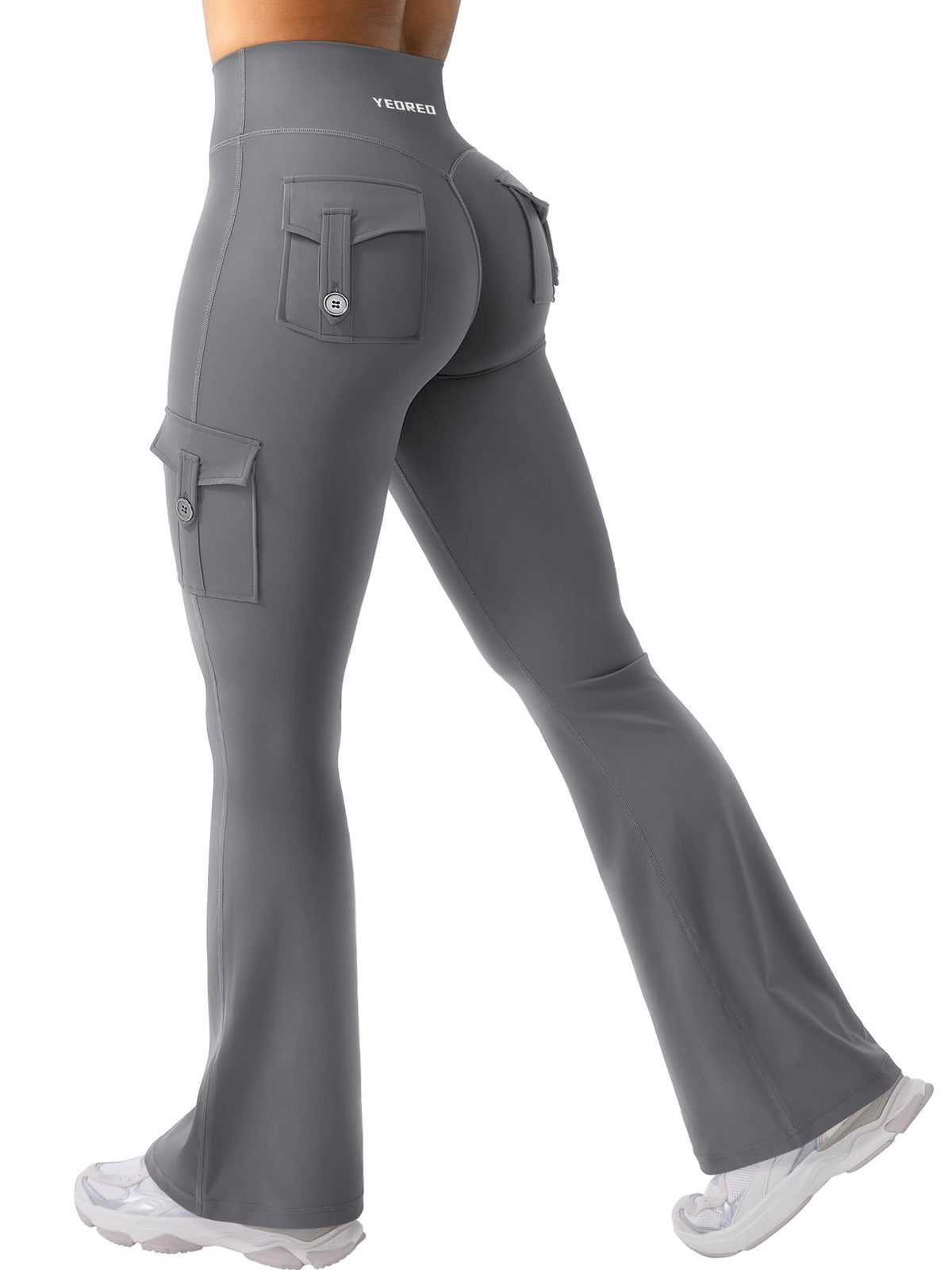 Luvella Women Workout Flare Leggings
