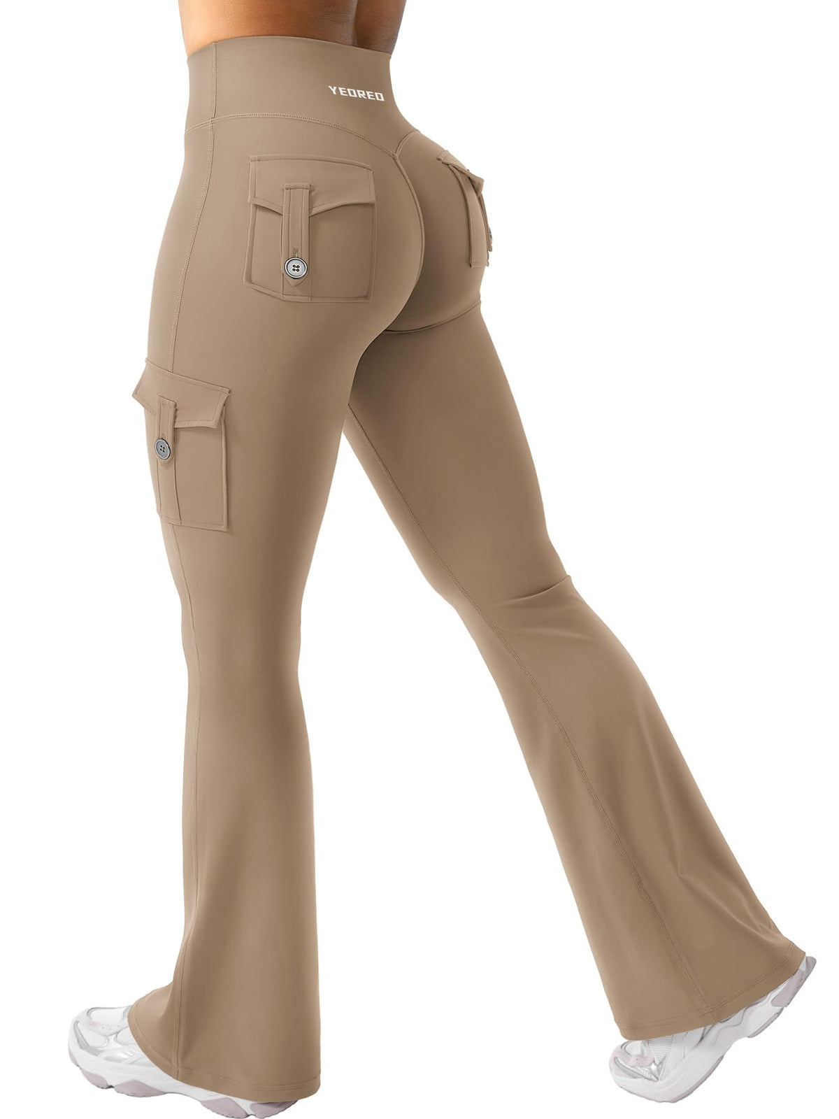 Luvella Women Workout Flare Leggings
