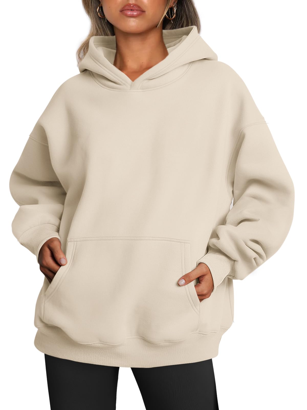 Luvella Womens Hoodies Oversized Sweatshirt