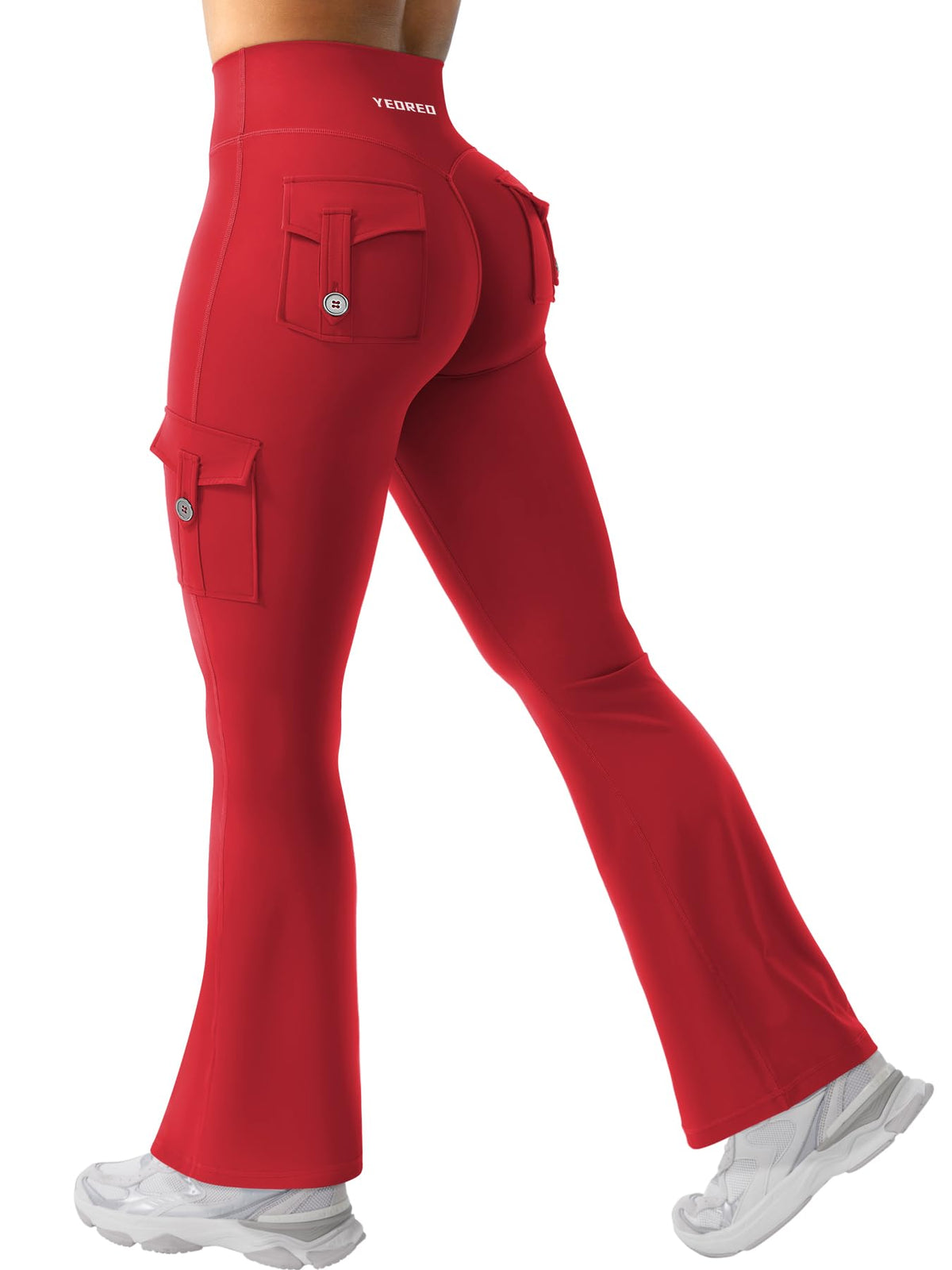 Luvella Women Workout Flare Leggings