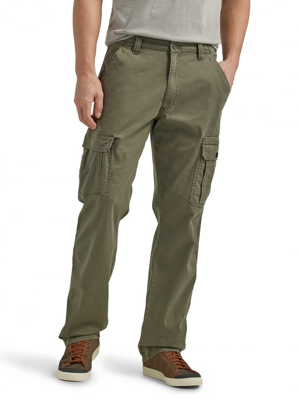 Luvella Men's Relaxed Fit Stretch Cargo Pant