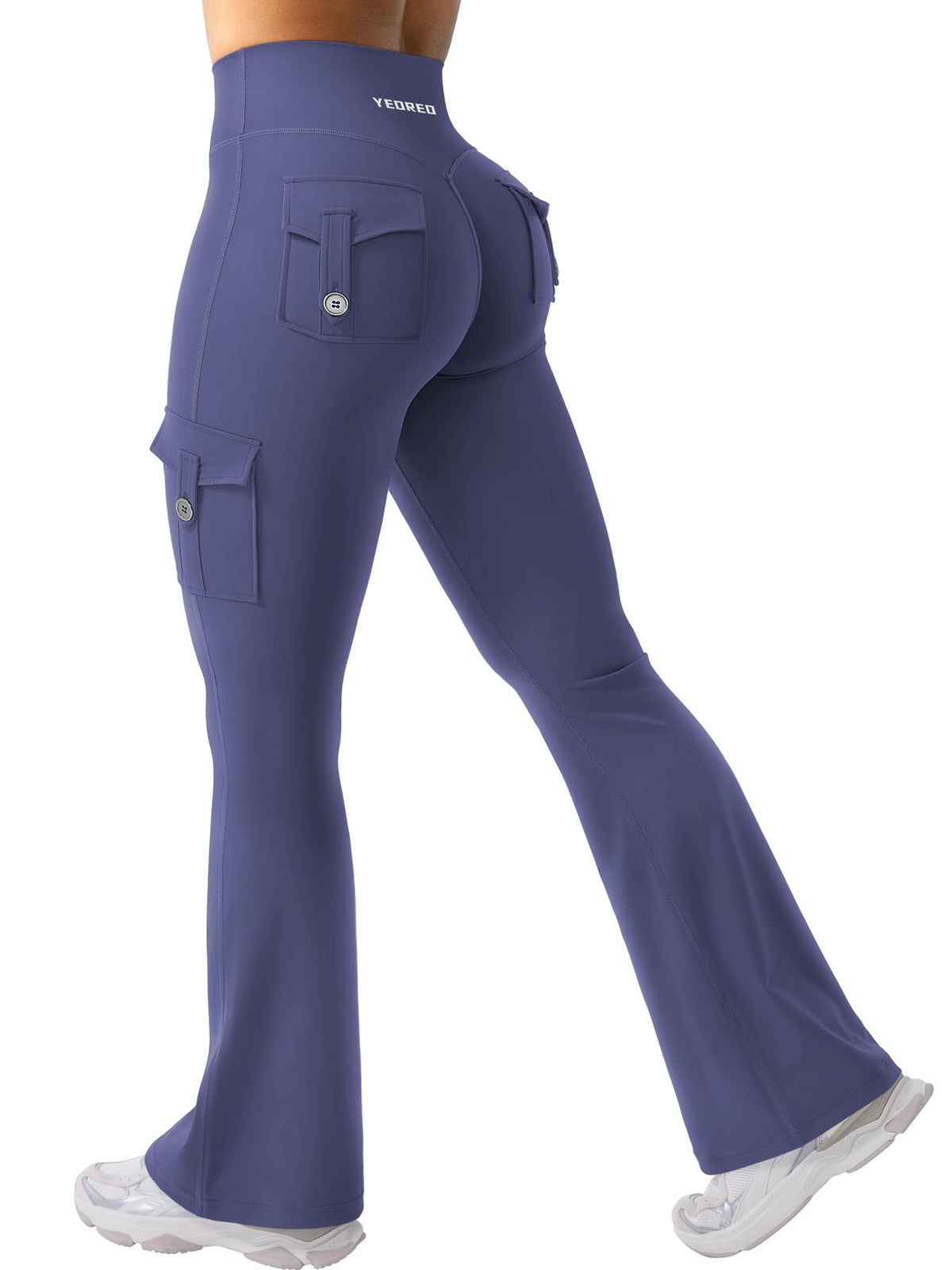 Luvella Women Workout Flare Leggings