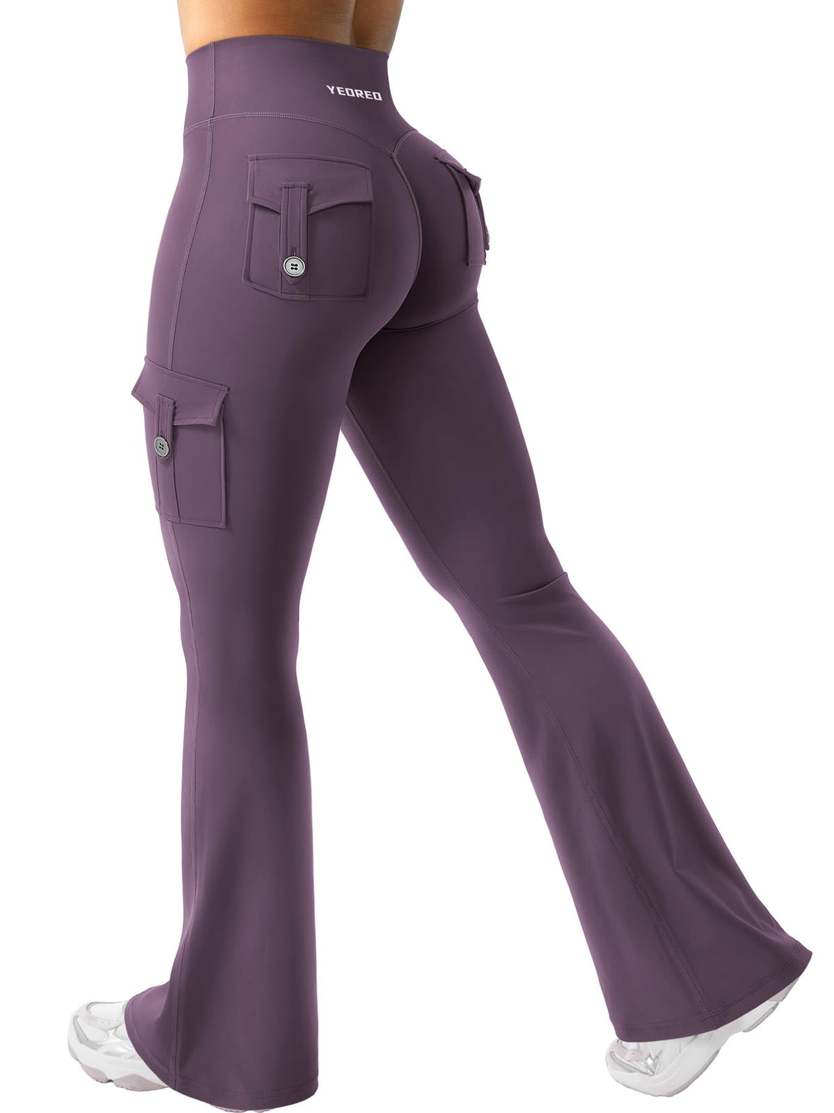 Luvella Women Workout Flare Leggings