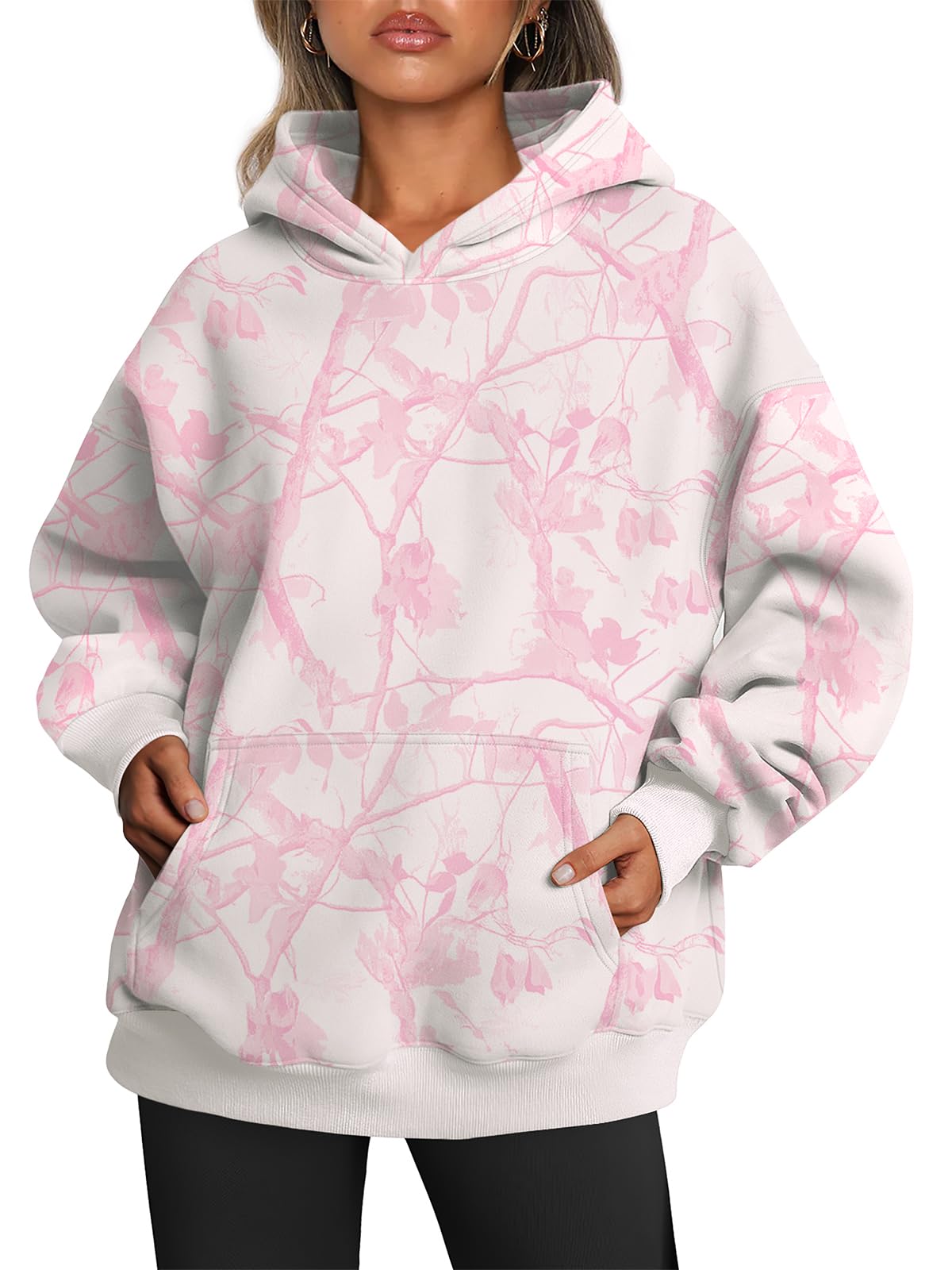 Luvella Womens Hoodies Oversized Sweatshirt