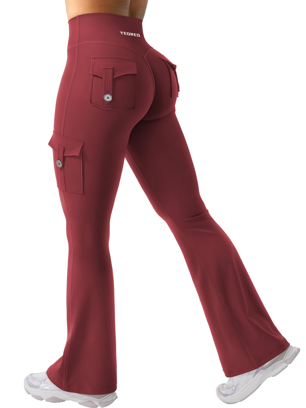 Luvella Women Workout Flare Leggings