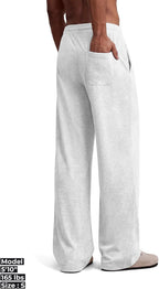 Luvella Mens Baggy Sweatpants Wide Leg Sweat Pants Uncuffed Loose Gym Y2K