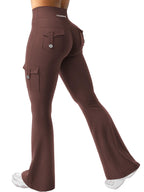 Luvella Women Workout Flare Leggings