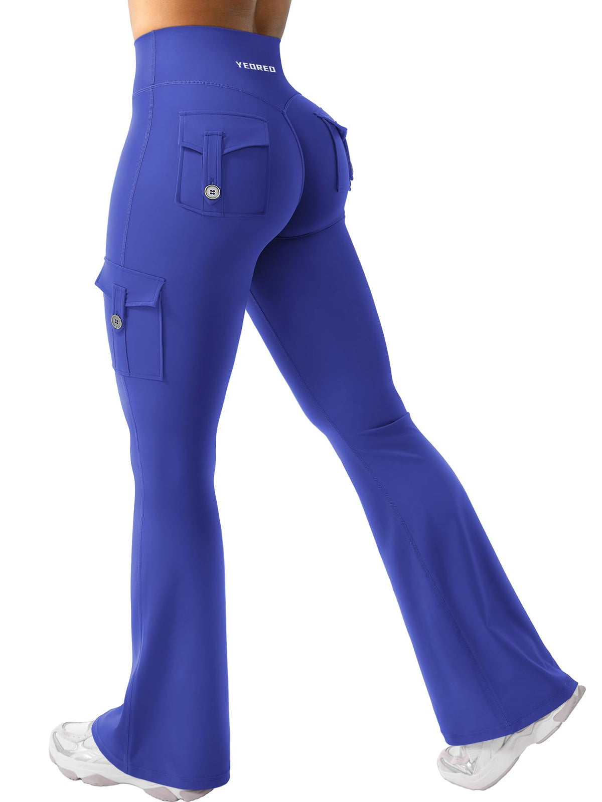 Luvella Women Workout Flare Leggings