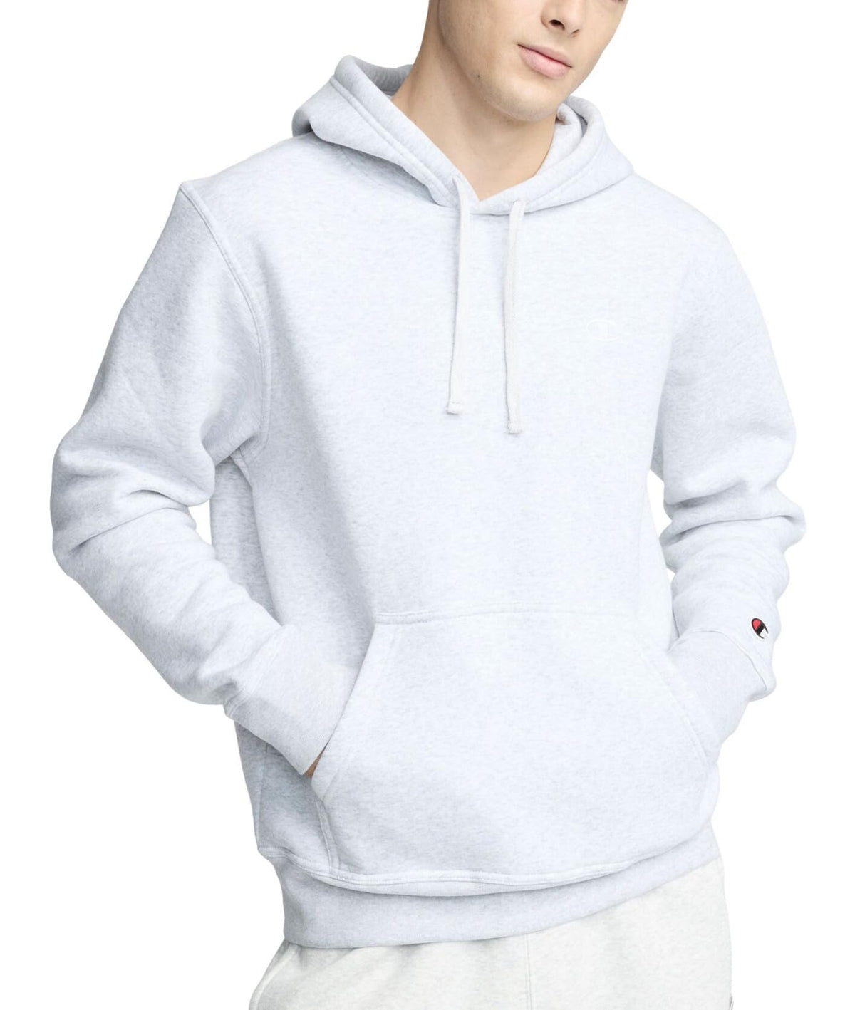 Luvella Men's Pullover Fleece Hoodie, Standard Fit, Midweight, C Logo, Available in Regular and Big & Tall