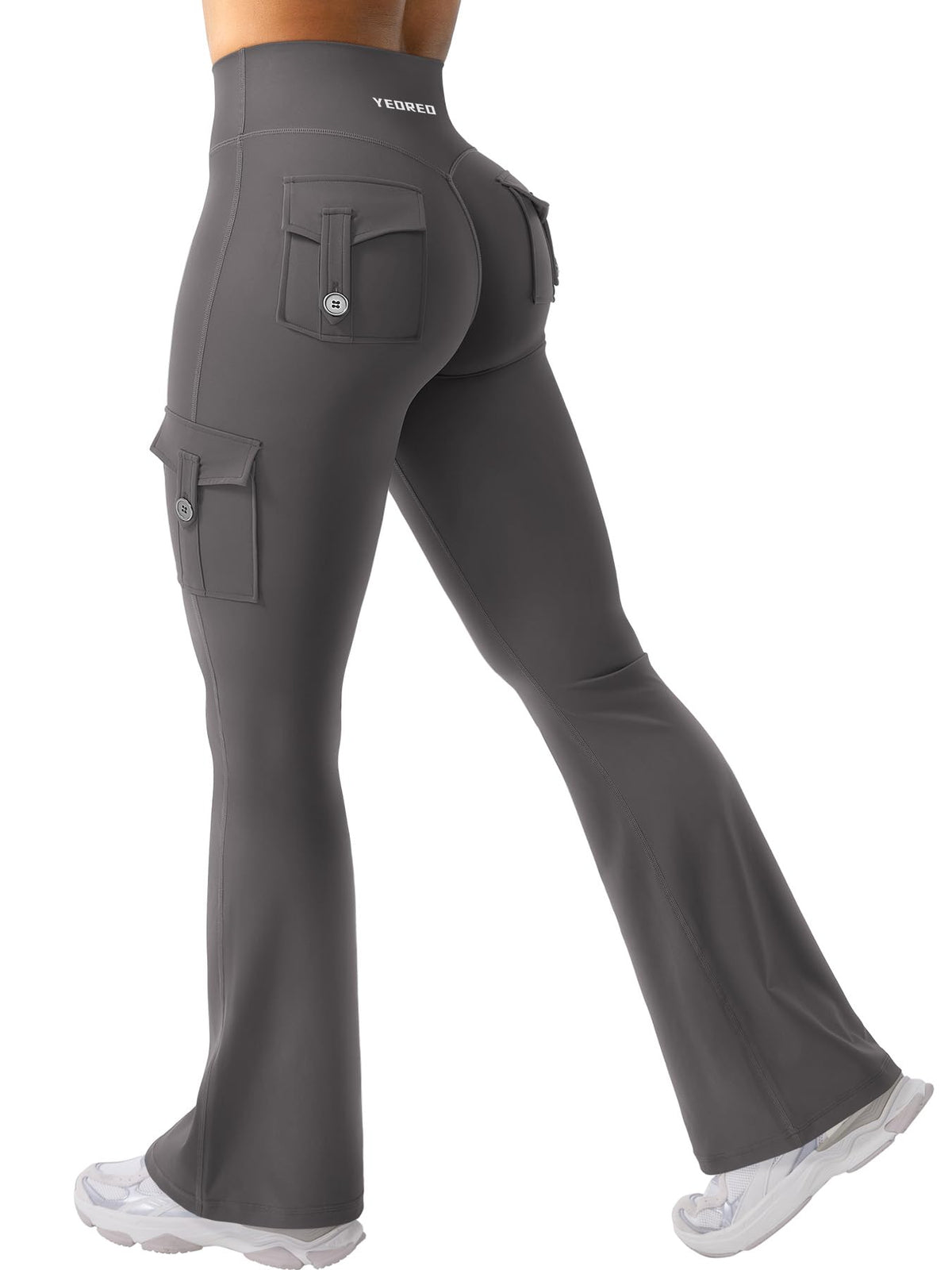 Luvella Women Workout Flare Leggings