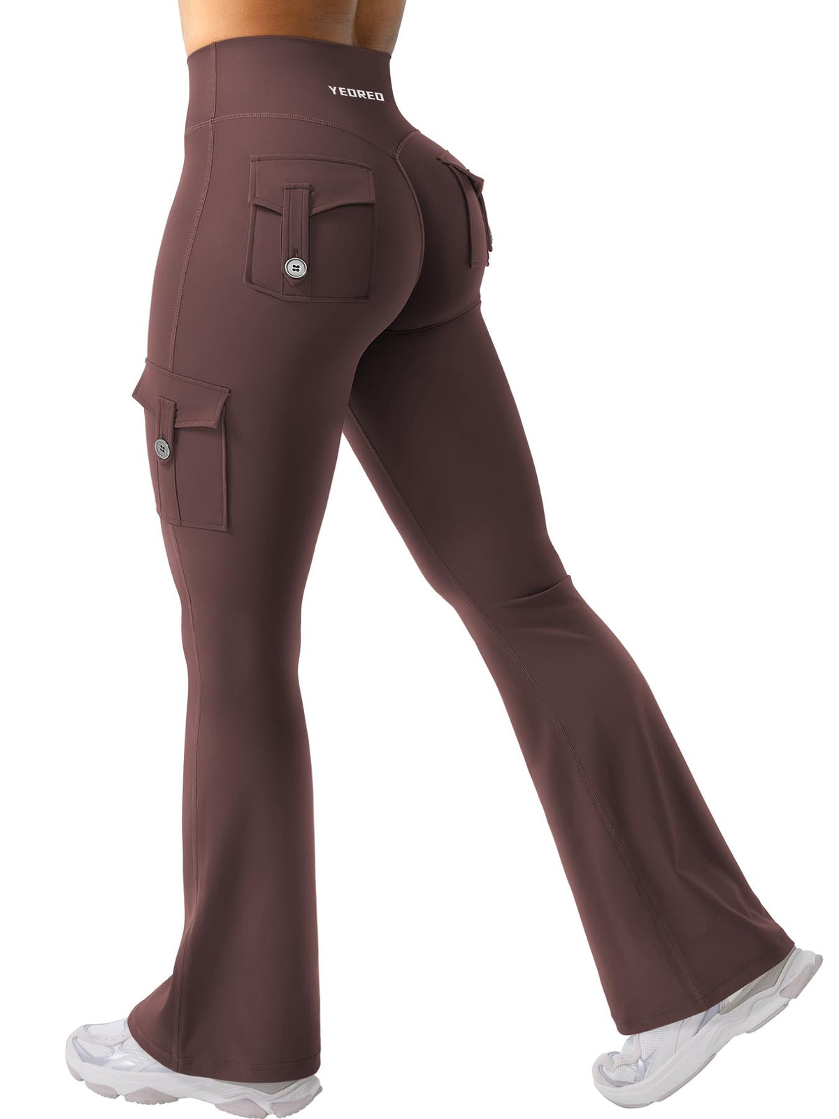Luvella Women Workout Flare Leggings