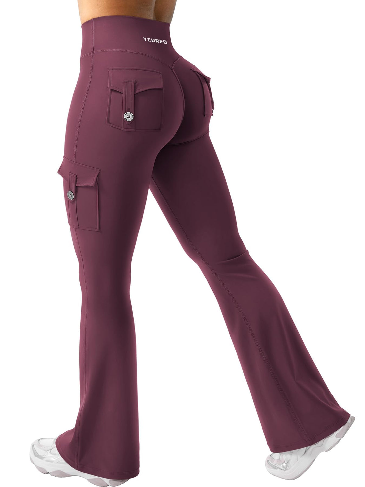 Luvella Women Workout Flare Leggings