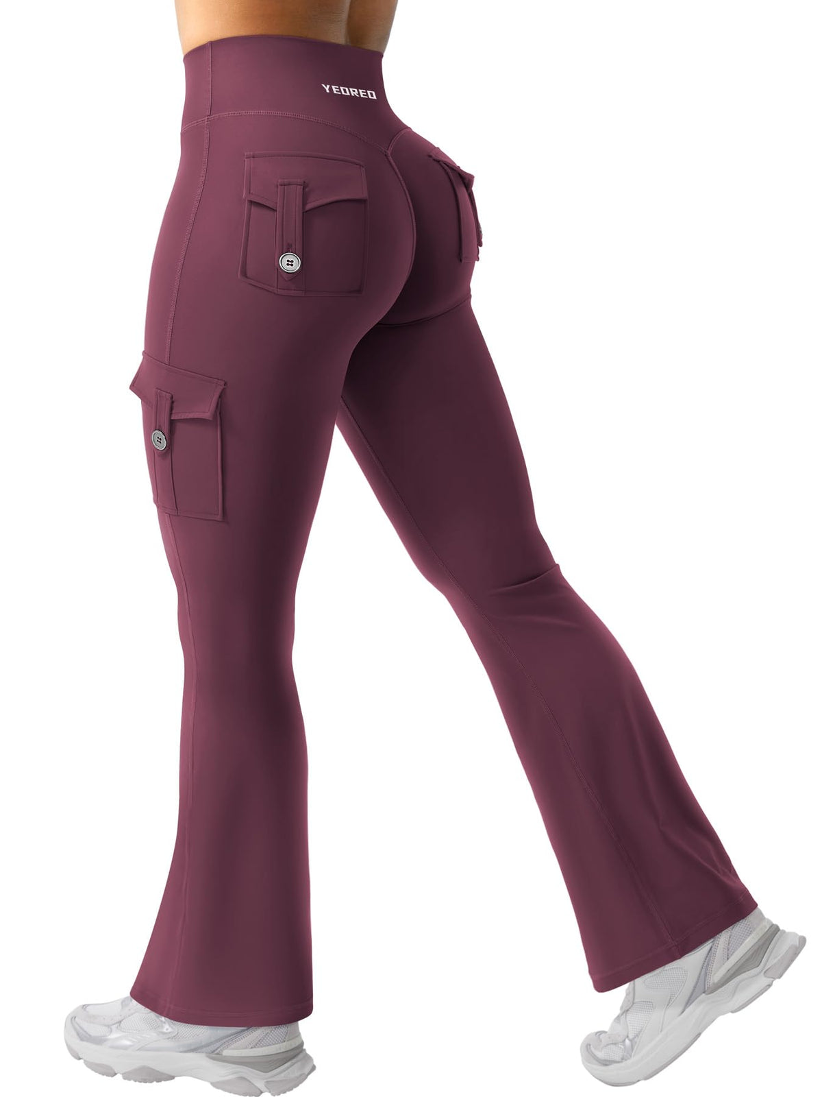Luvella Women Workout Flare Leggings
