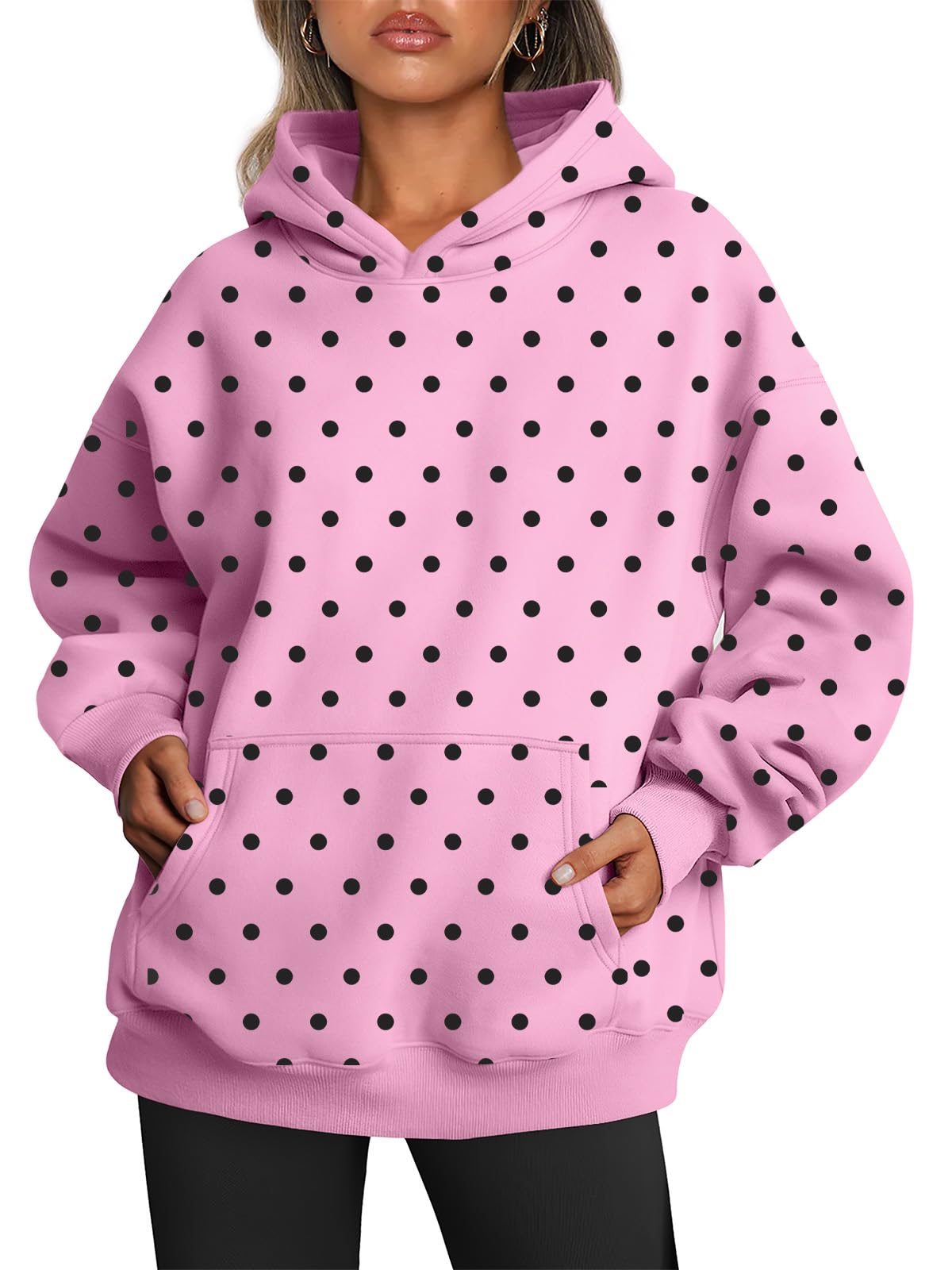 Luvella Womens Hoodies Oversized Sweatshirt