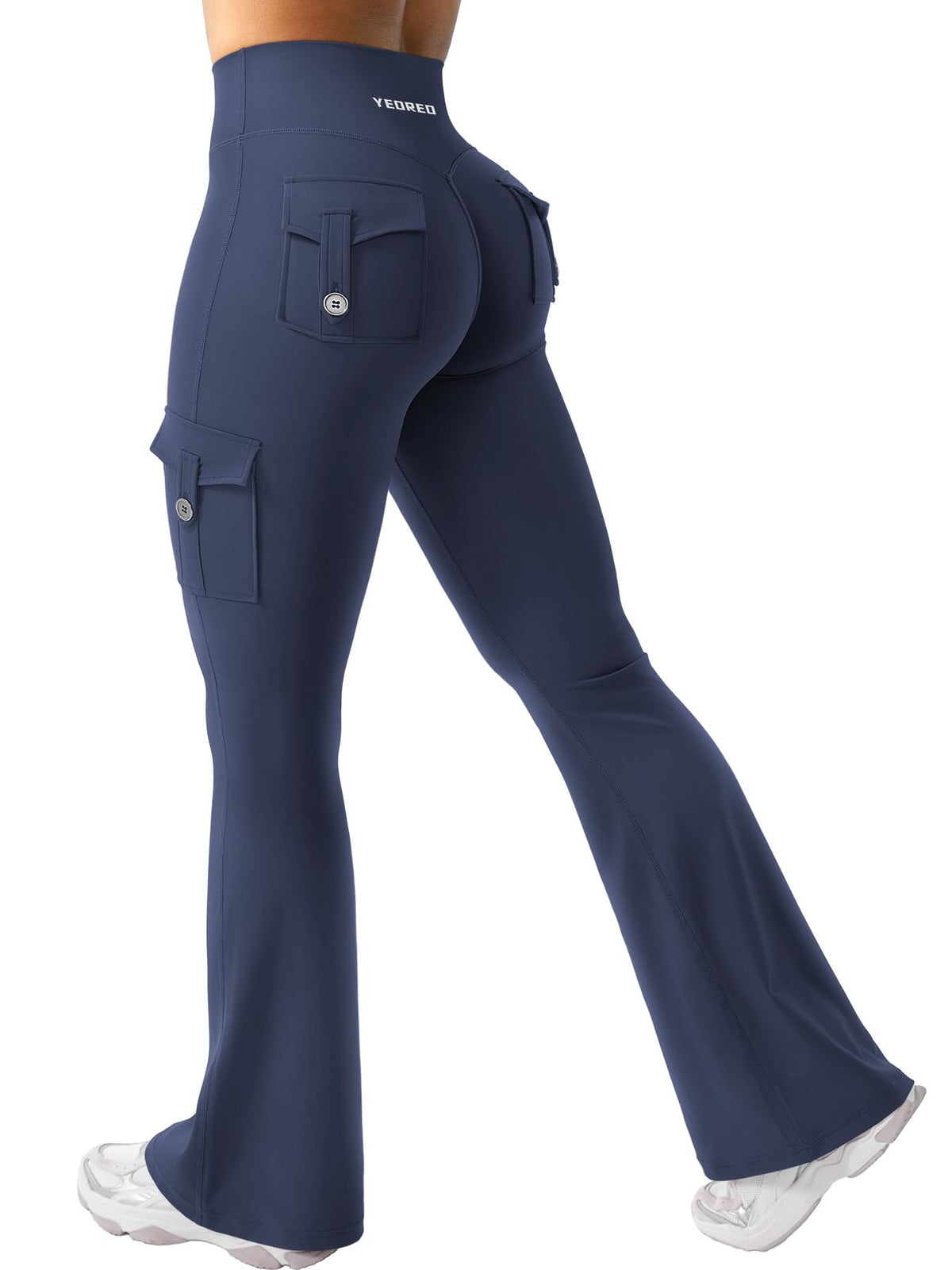 Luvella Women Workout Flare Leggings