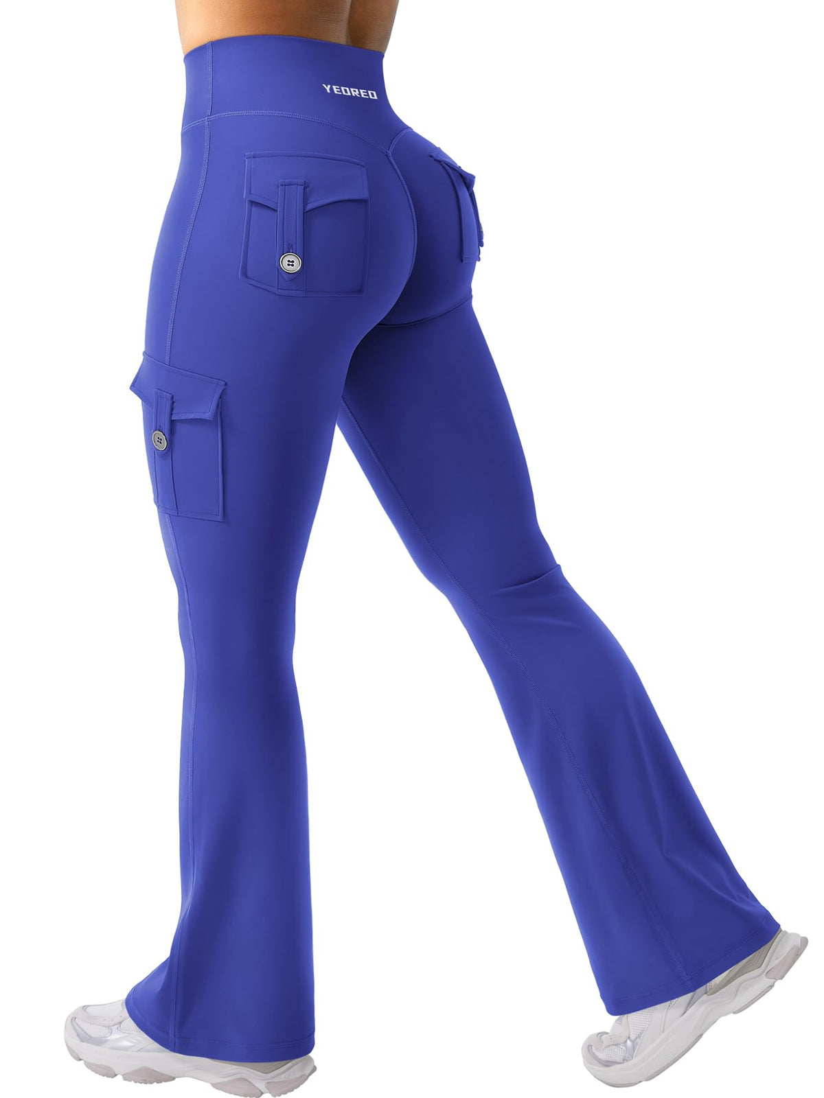 Luvella Women Workout Flare Leggings