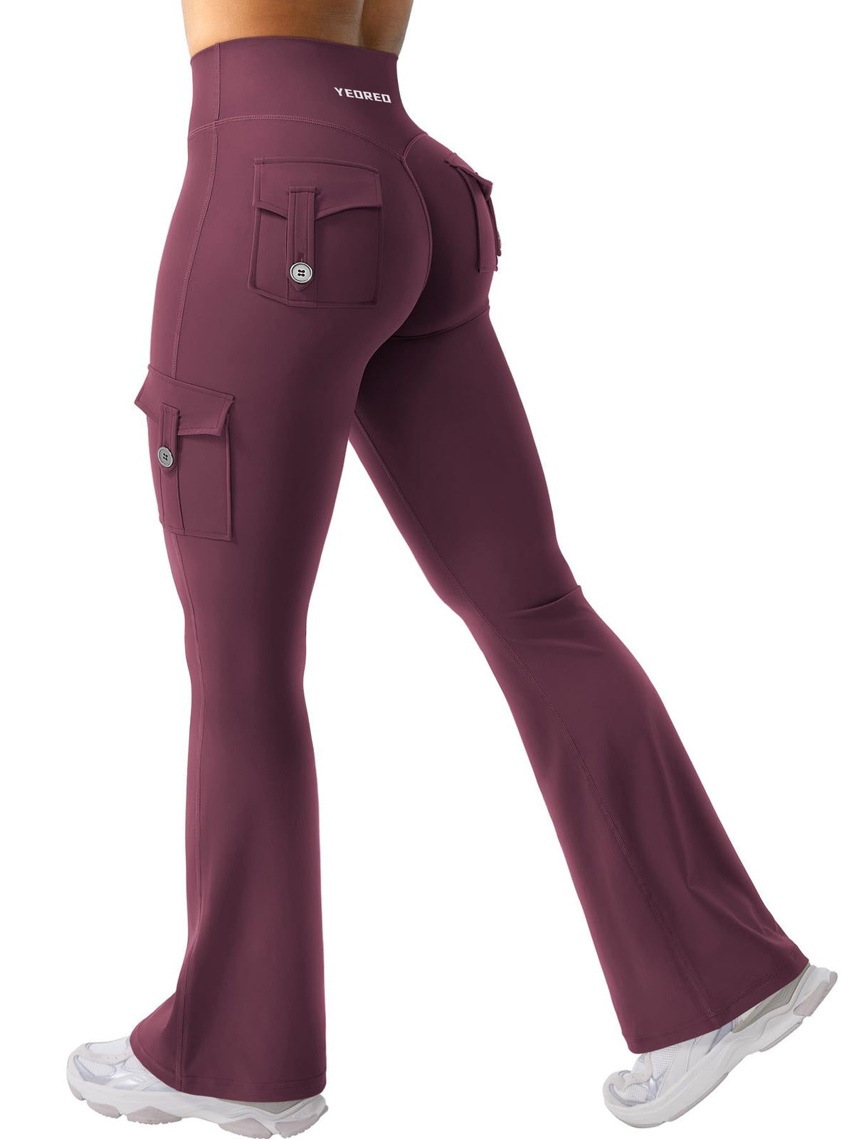 Luvella Women Workout Flare Leggings